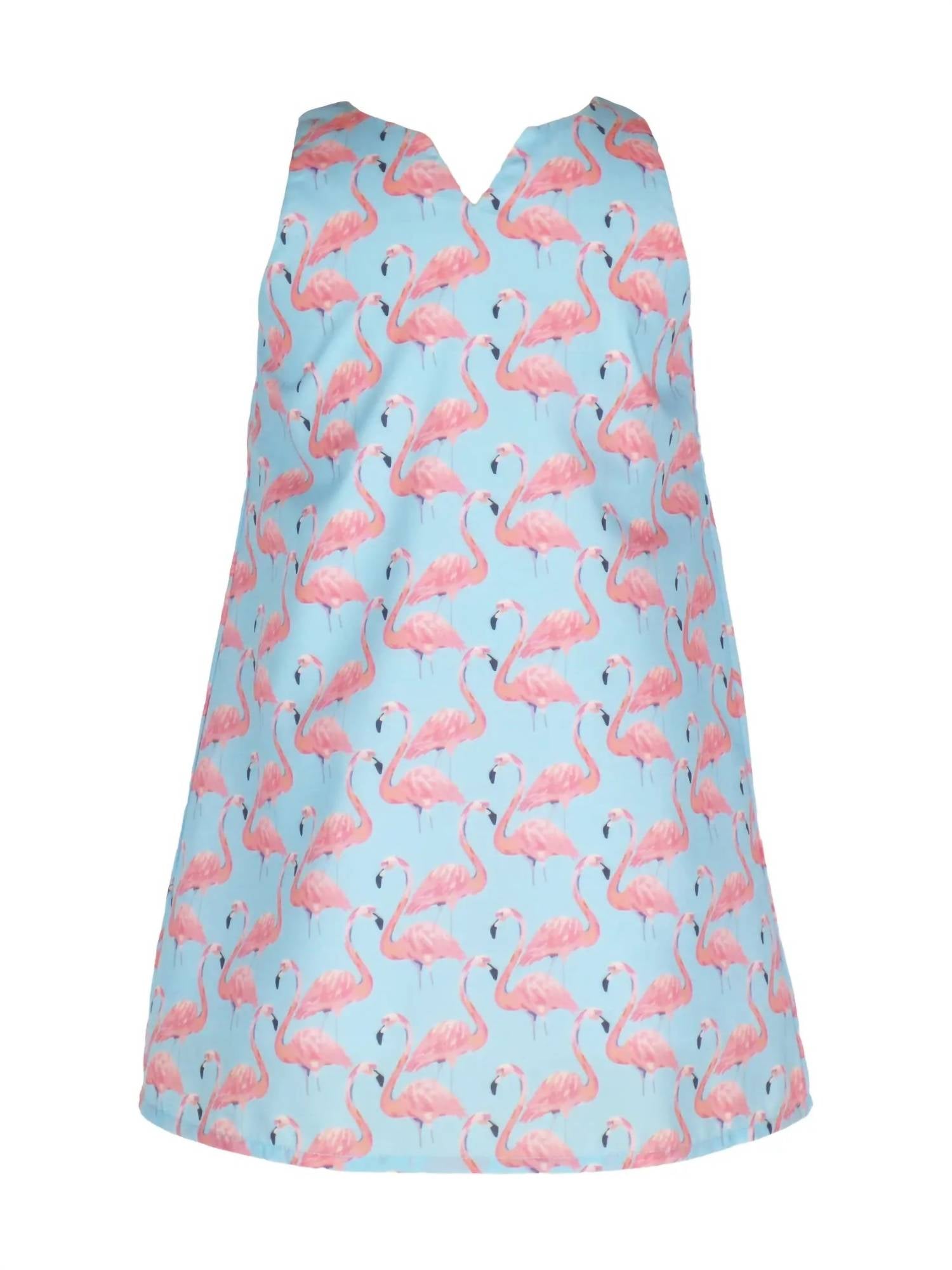 Платье фламинго для девочки в синем цвете The Yellow Lamb
Платье фламинго для девочки в синем цвете The Yellow Lamb