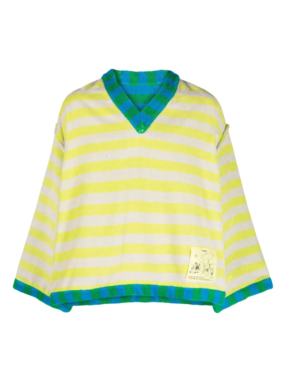 Полосатый топ с длинными рукавами Sunnei, синий
Полосатый топ с длинными рукавами Sunnei, синий