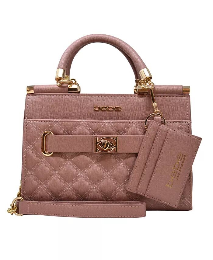 Маленькая стеганая сумка-саквояж Alex с визитницей Bebe, серый
Маленькая стеганая сумка-саквояж Alex с визитницей Bebe, серый