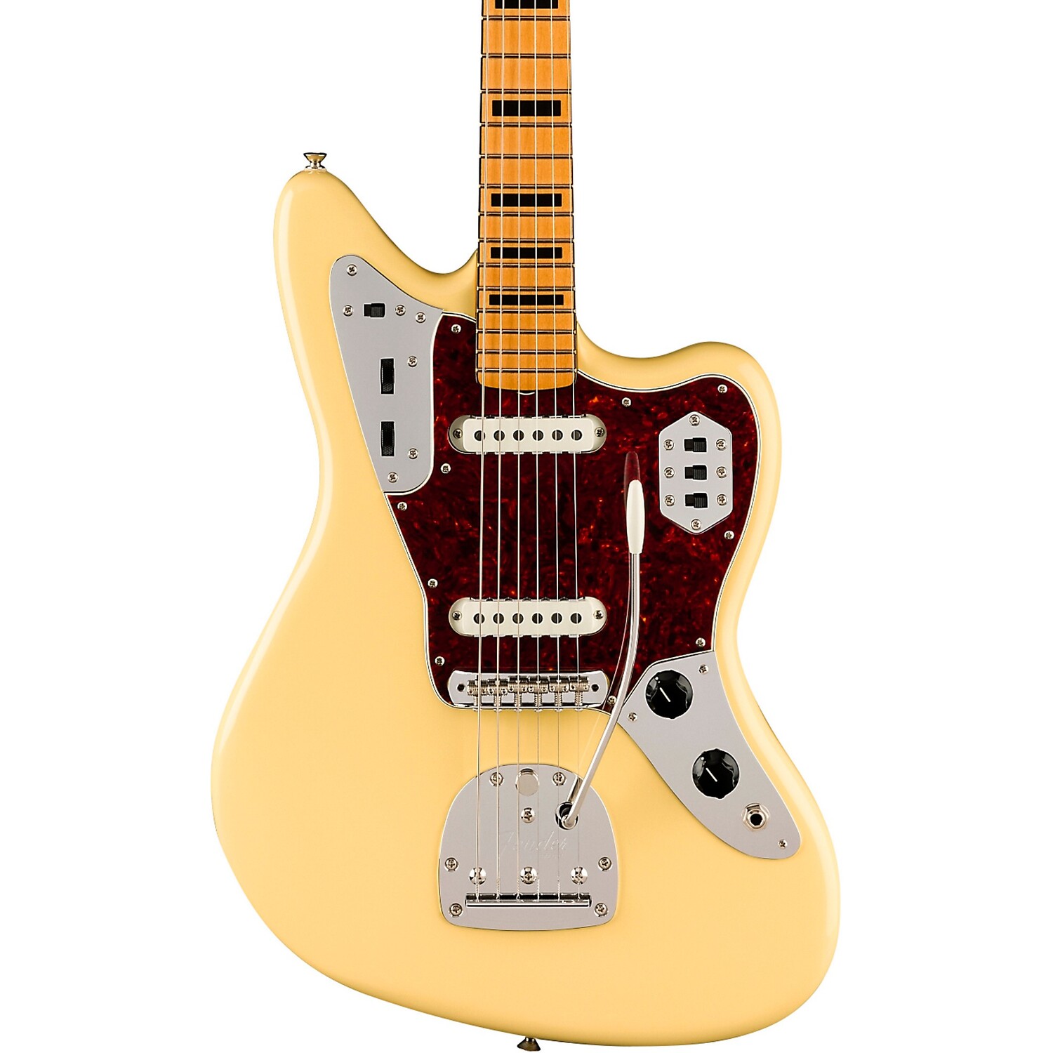 Электрогитара Fender Vintera II Jaguar 70-х годов, винтажная, белая
Электрогитара Fender Vintera II Jaguar 70-х годов, винтажная, белая