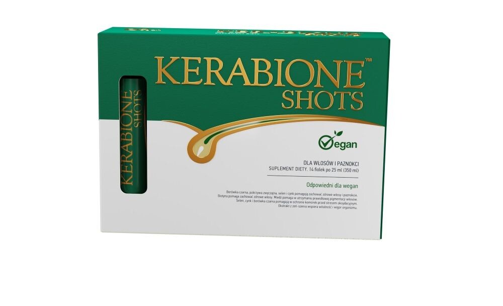 Подготовка волос, кожи и ногтей Kerabione Shots Płyn Doustny, 14 шт
Подготовка волос, кожи и ногтей Kerabione Shots Płyn Doustny, 14 шт