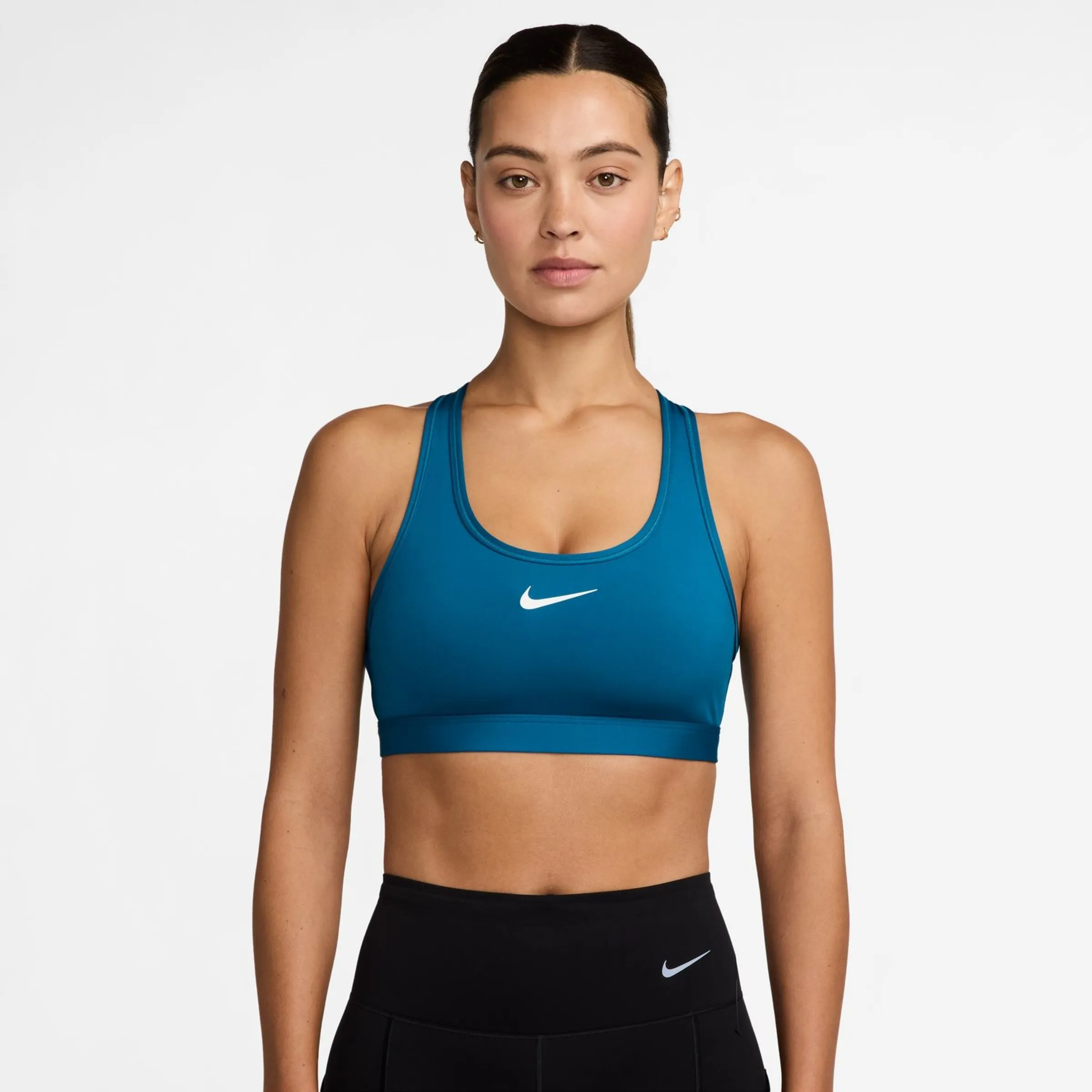 Топ для женщин Swoosh средней поддержки Nike, зеленый
Топ для женщин Swoosh средней поддержки Nike, зеленый