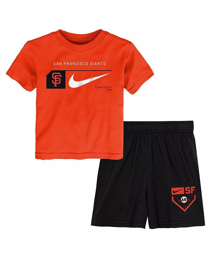 Комплект футболок и шорт для малышей San Francisco Giants Authentic Collection Nike
Комплект футболок и шорт для малышей San Francisco Giants Authentic Collection Nike