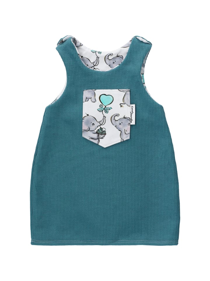 Land-Juwelen Детское платье ручной работы с изображением слоника, синего цвета
Land-Juwelen Детское платье ручной работы с изображением слоника, синего цвета