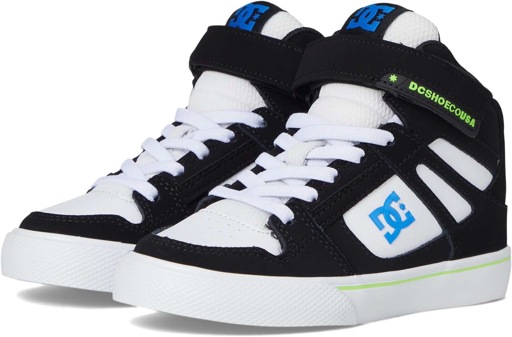 Кроссовки DC Kids Pure High-Top EV, Black/Blue/White
Кроссовки DC Kids Pure High-Top EV, Black/Blue/White