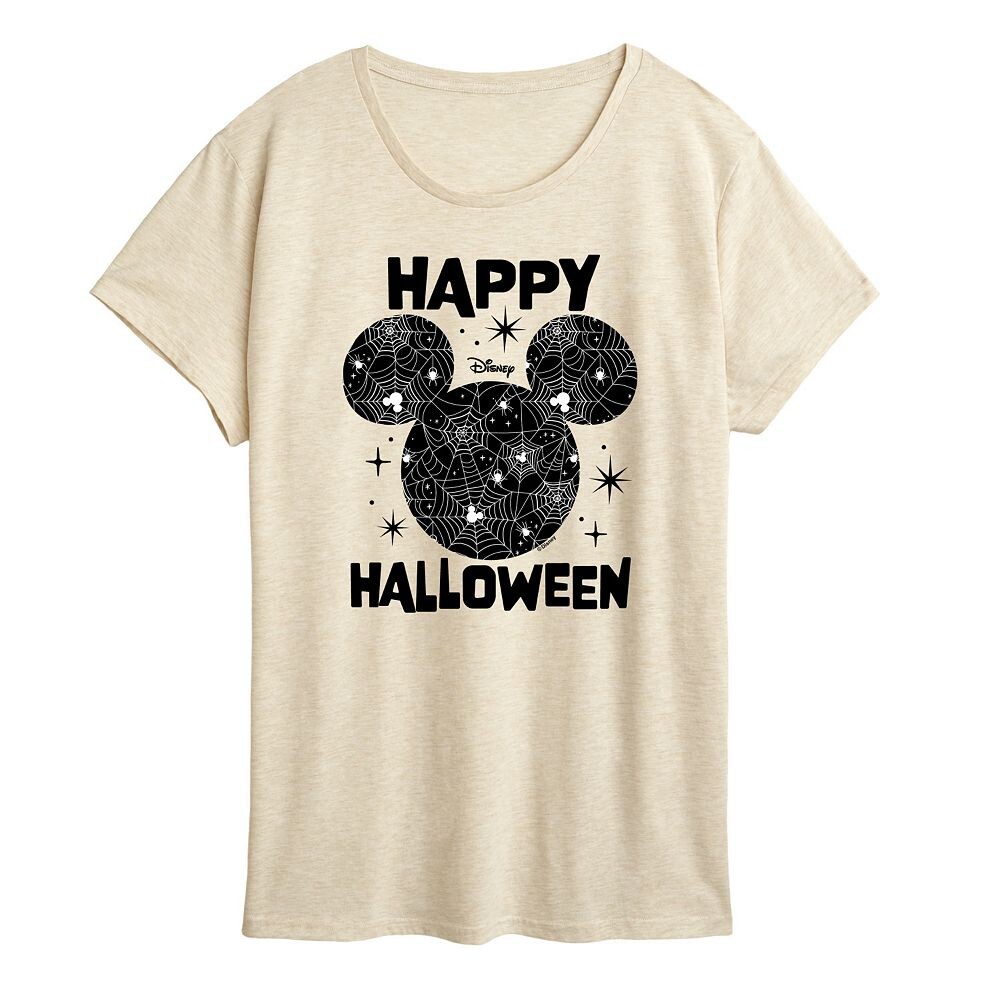 Женская футболка Disney's Mickey Mouse с рисунком паутины Happy Halloween, бежевый
Женская футболка Disney's Mickey Mouse с рисунком паутины Happy Halloween, бежевый