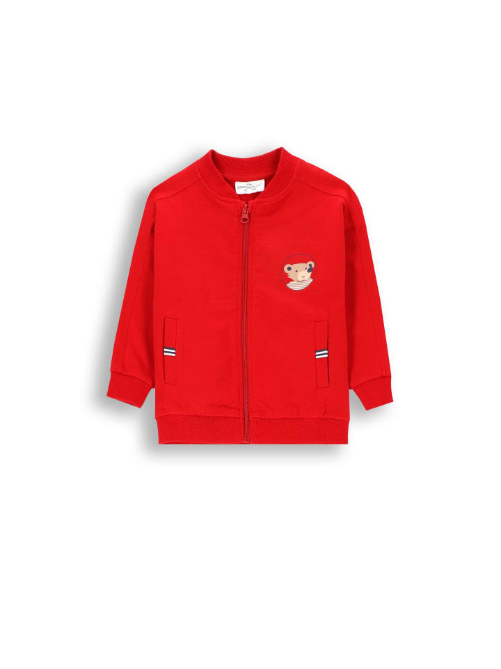 Красная толстовка на молнии Coccodrillo
Красная толстовка на молнии Coccodrillo