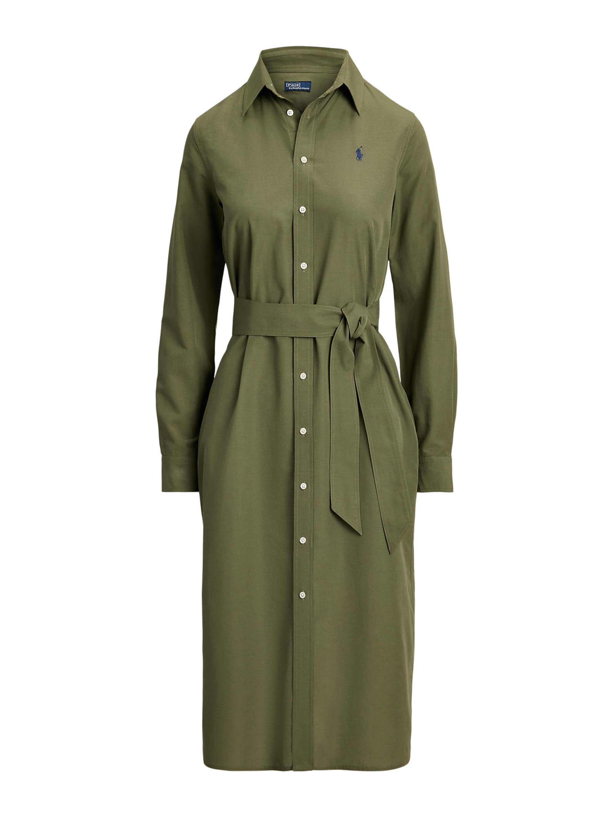 Polo Ralph Lauren Платье-рубашка в оливковом цвете
Polo Ralph Lauren Платье-рубашка в оливковом цвете
