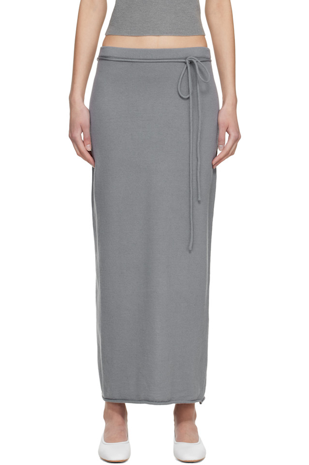 Le17Septembre Длинная юбка из кашемировой смеси синего цвета
Le17Septembre Длинная юбка из кашемировой смеси синего цвета