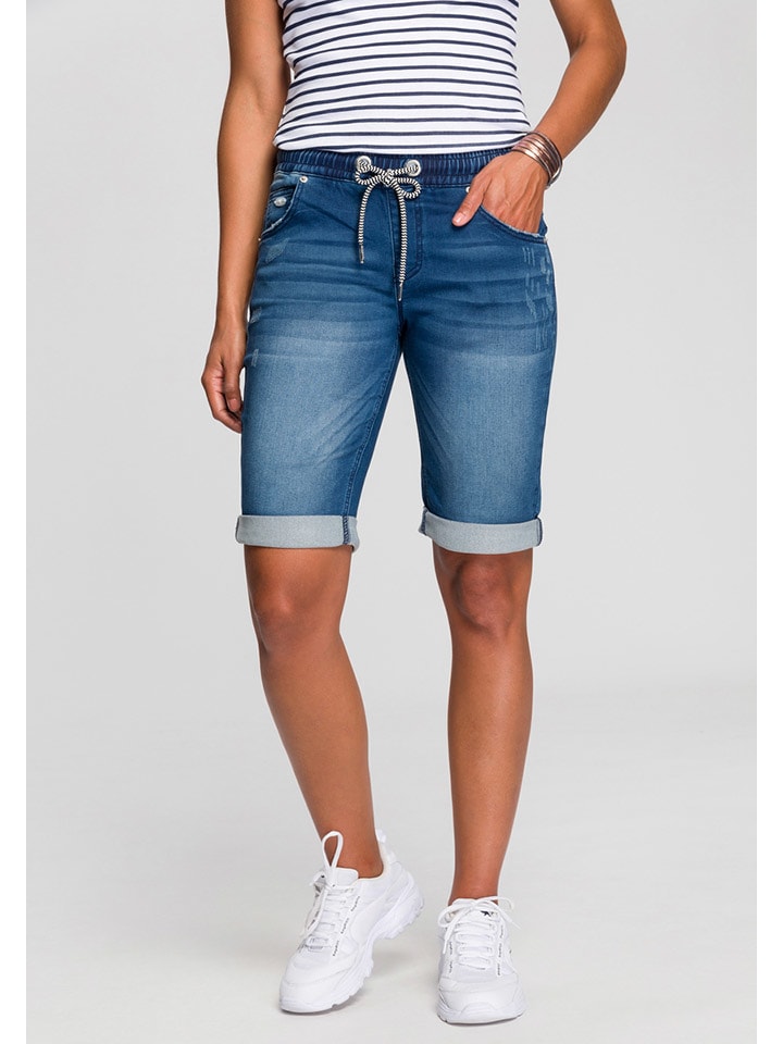 Kangaroos Синие джинсовые шорты-бермуды
Kangaroos Синие джинсовые шорты-бермуды