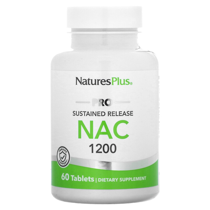 NaturesPlus, Pro NAC 1200, замедленное высвобождение, 1200 мг, 60 таблеток (600 мг на таблетку)
NaturesPlus, Pro NAC 1200, замедленное высвобождение, 1200 мг, 60 таблеток (600 мг на таблетку)