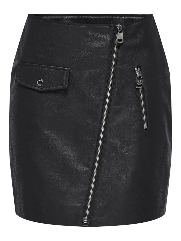 Юбка до колена ONLY, черный 
Юбка до колена ONLY, черный