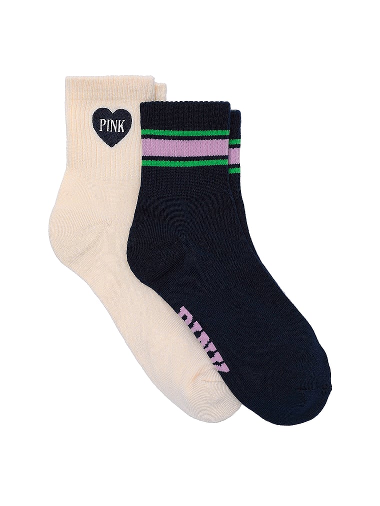 2 пары носков по 1/4 Pink, noir navy/white shell hearts
2 пары носков по 1/4 Pink, noir navy/white shell hearts