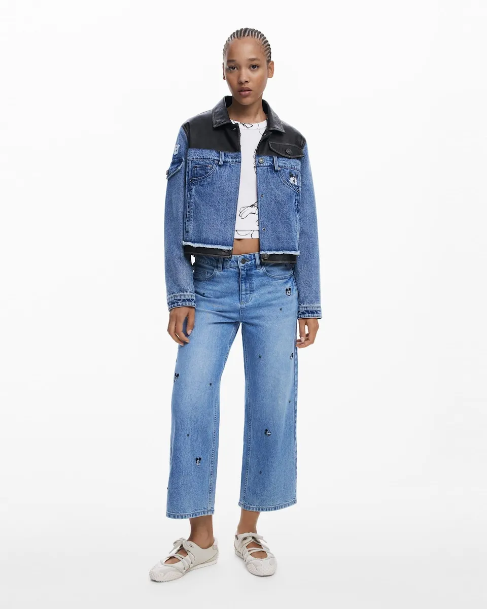 Женская джинсовая куртка Mickey с восковым покрытием Desigual, синий/черный
Женская джинсовая куртка Mickey с восковым покрытием Desigual, синий/черный