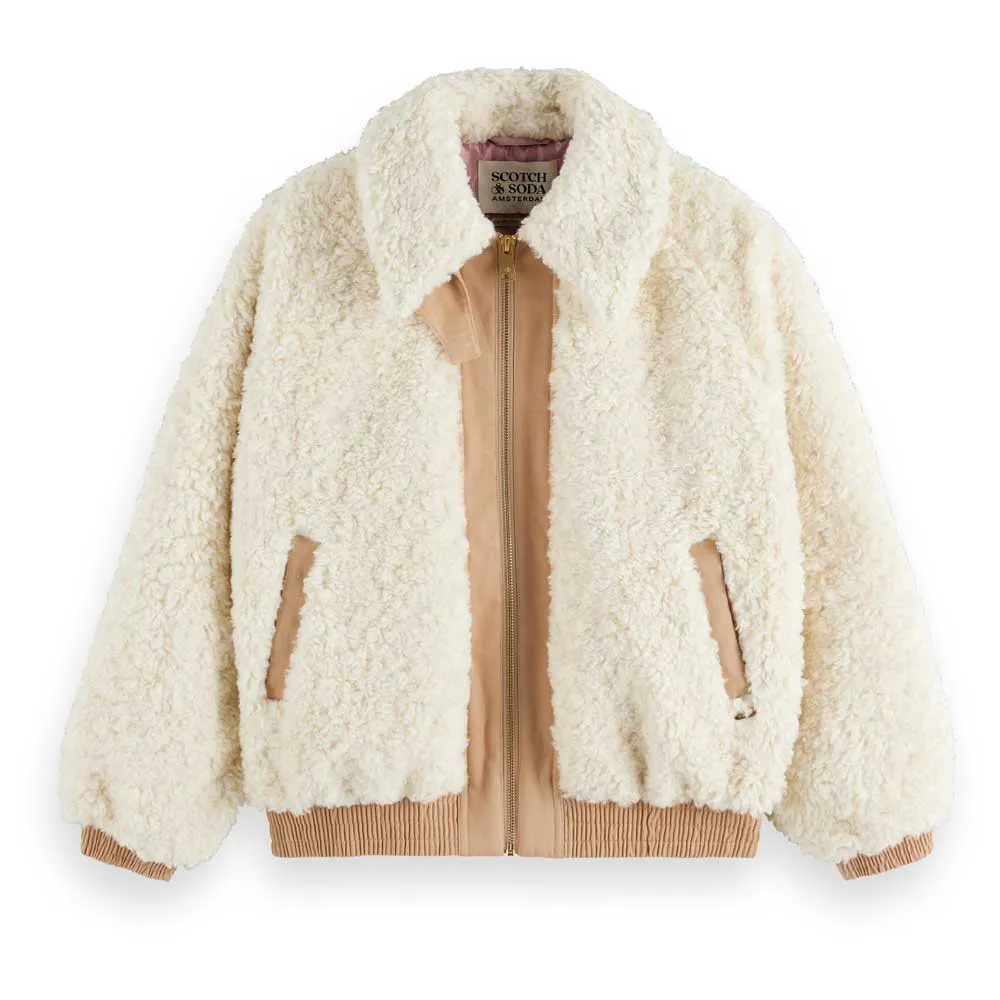 Куртка Scotch & Soda Teddy bomber, бежевый
Куртка Scotch & Soda Teddy bomber, бежевый