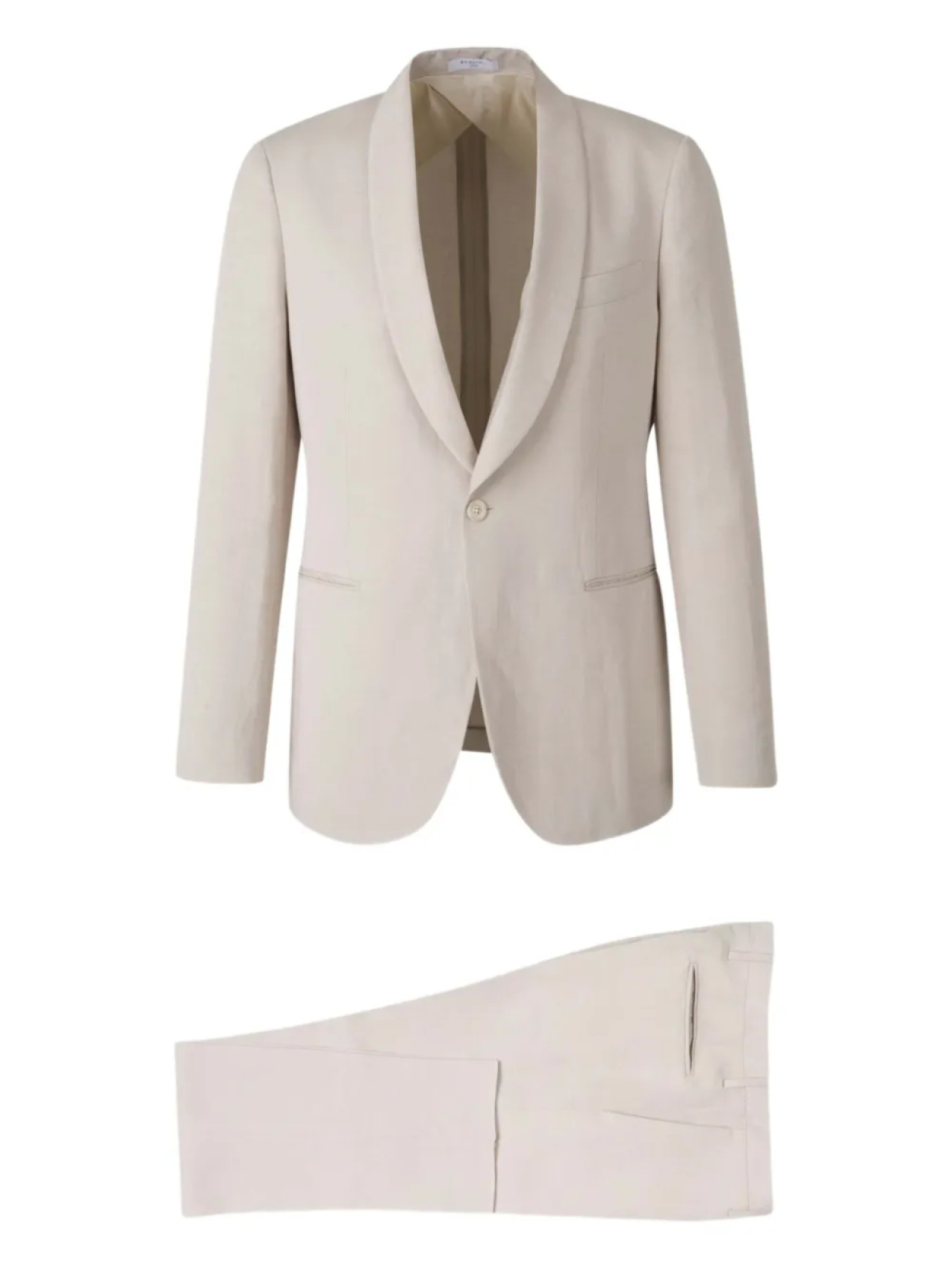 Костюм с воротником-шалью Boglioli, нейтральный
Костюм с воротником-шалью Boglioli, нейтральный