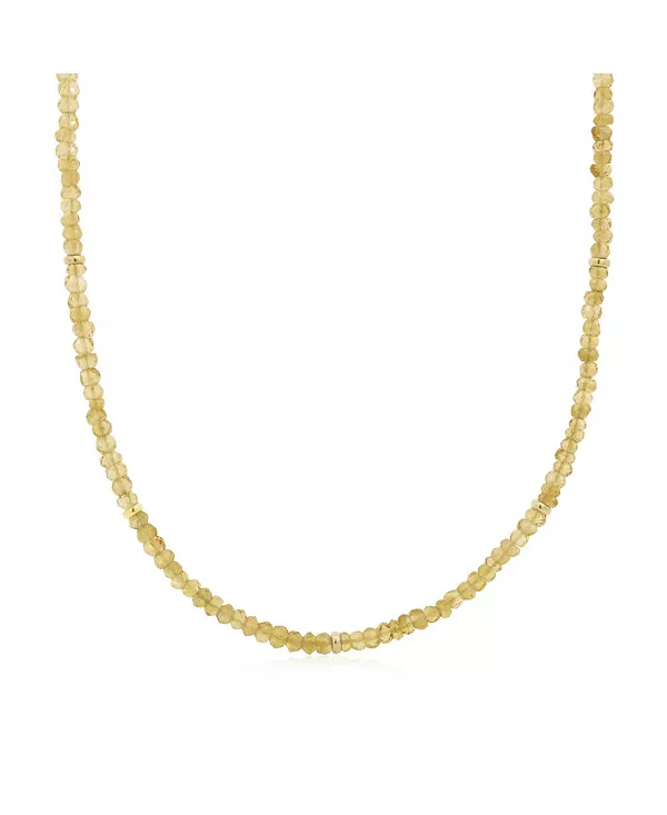 Ожерелье из цитриновых бусин, 14-каратное золото The Lovery, citrine
Ожерелье из цитриновых бусин, 14-каратное золото The Lovery, citrine