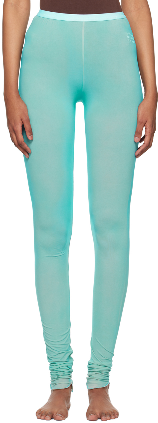 Синие выцветшие леггинсы MM6 Maison Margiela
Синие выцветшие леггинсы MM6 Maison Margiela