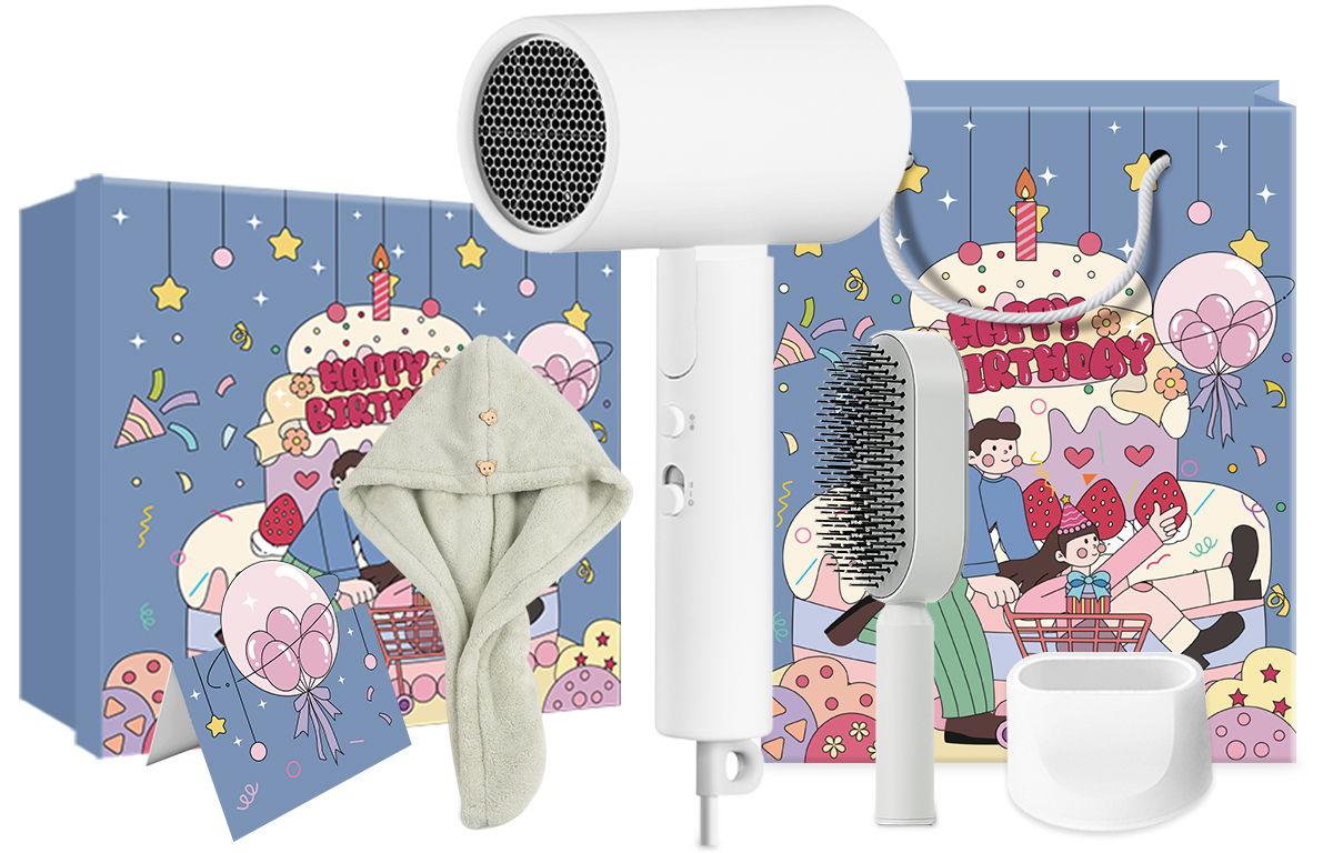 Фен для волос Mi, H101 White Birthday Exclusive Box
Фен для волос Mi, H101 White Birthday Exclusive Box