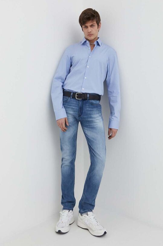 Хлопчатобумажную рубашку Hugo, синий
Хлопчатобумажную рубашку Hugo, синий