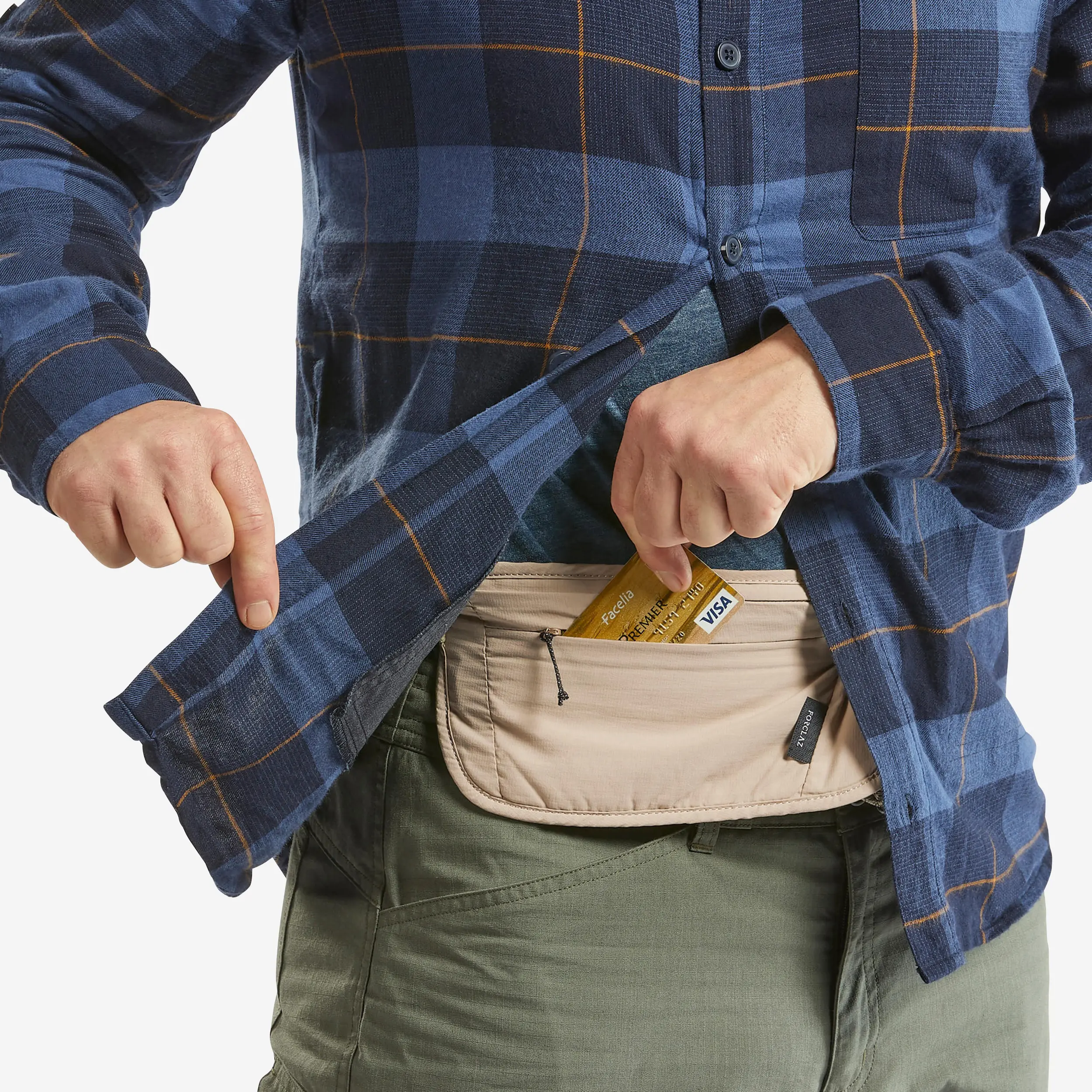 Женская походная поясная сумка Forclaz TRAVEL RFID бежевая
Женская походная поясная сумка Forclaz TRAVEL RFID бежевая