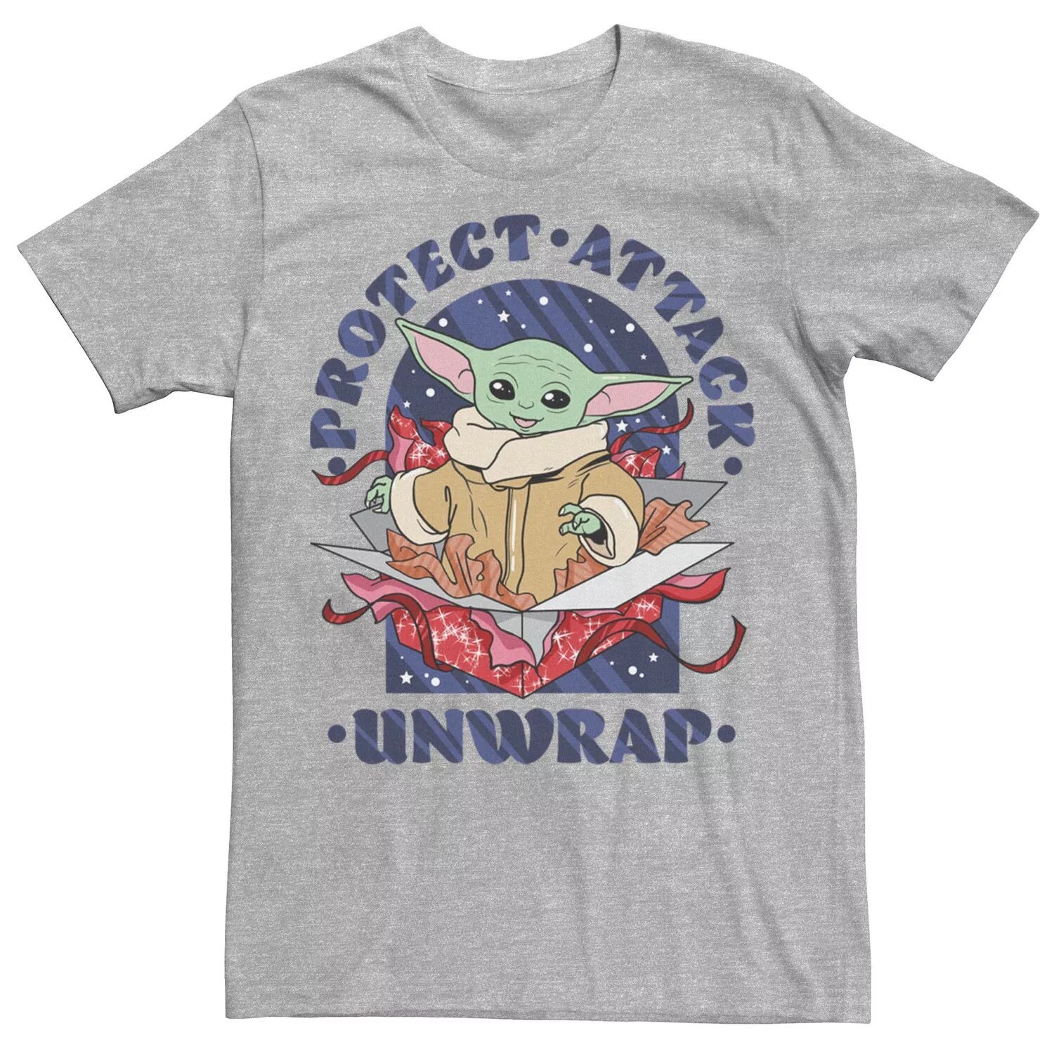 Мужская футболка с разворачивающейся пленкой «Звездные войны, мандалорское Рождество, защита атаки» Licensed Character
Мужская футболка с разворачивающейся пленкой «Звездные войны, мандалорское Рождество, защита атаки» Licensed Character