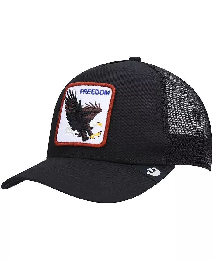Мужская черная кепка The Freedom Eagle Trucker Snapback Goorin Bros.
Мужская черная кепка The Freedom Eagle Trucker Snapback Goorin Bros.