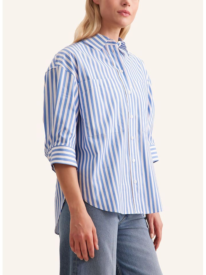 Seidensticker Блузка белого/светло-голубого цвета
Seidensticker Блузка белого/светло-голубого цвета