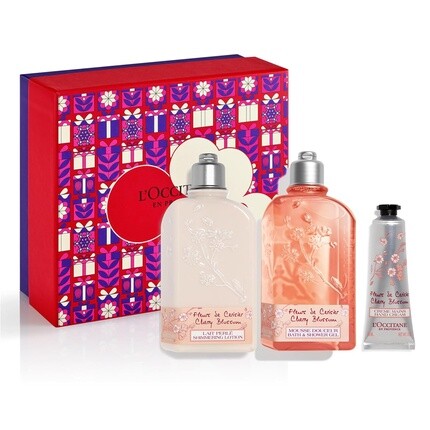 L'Occitane Cherry Blossom Shower Gel, Hand Cream, and Body Lotion Set - Women's Christmas Gift Set
L'Occitane Cherry Blossom Shower Gel, Hand Cream, and Body Lotion Set - Women's Christmas Gift Set