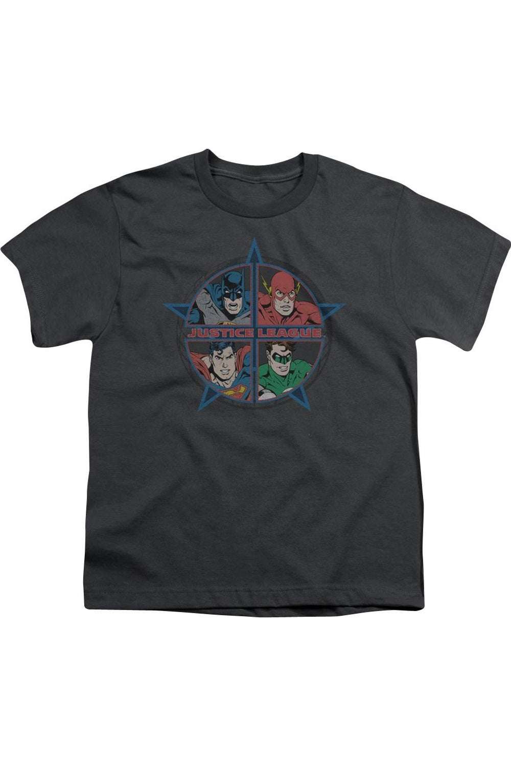 Футболка с коротким рукавом для подростков "Лига справедливости Америки: Четыре героя" Gildan, Charcoal
Футболка с коротким рукавом для подростков "Лига справедливости Америки: Четыре героя" Gildan, Charcoal