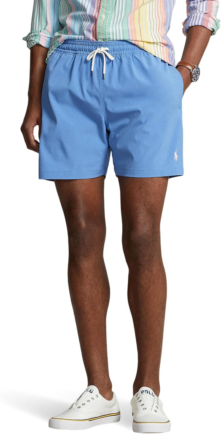 Мужские однотонные шорты для плавания POLO RALPH LAUREN Traveler, New England Blue
Мужские однотонные шорты для плавания POLO RALPH LAUREN Traveler, New England Blue