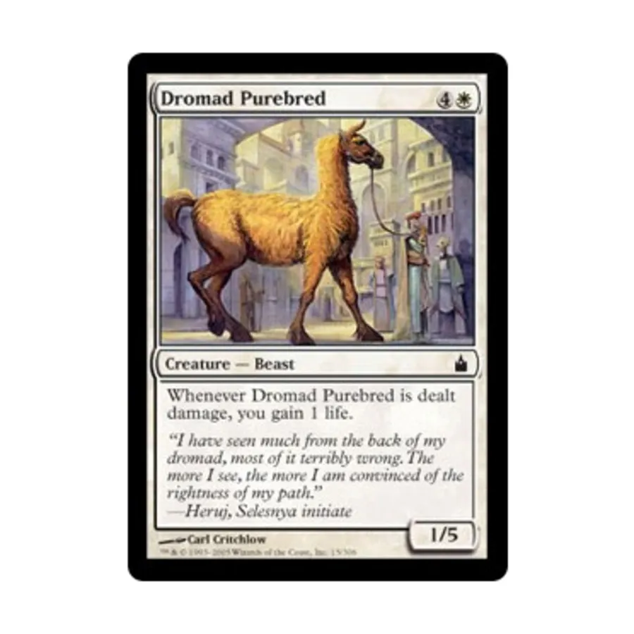 CCG Дромад Чистокровный (К), MTG - Ravnica
CCG Дромад Чистокровный (К), MTG - Ravnica