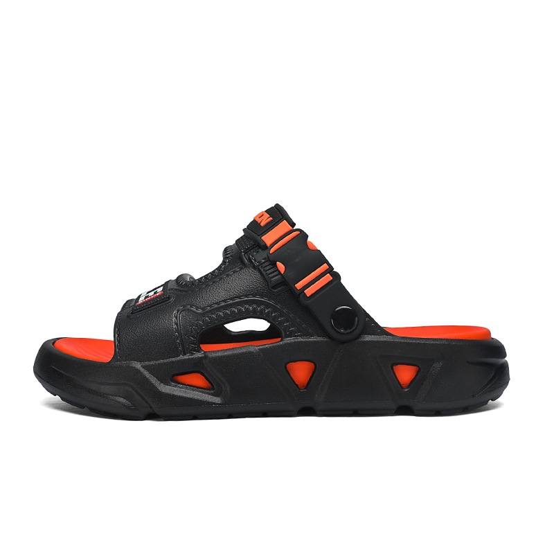 Jinho Пляжные сандалии мужские черно-коричневые с черно-оранжевым, цвет Black Orange
Jinho Пляжные сандалии мужские черно-коричневые с черно-оранжевым, цвет Black Orange