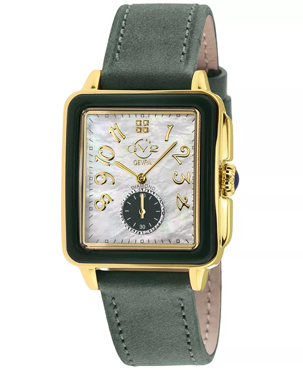 Женские часы Bari Viva Iron Green с кожаным ремешком, 34 мм Gv2 By Gevril, gold
Женские часы Bari Viva Iron Green с кожаным ремешком, 34 мм Gv2 By Gevril, gold