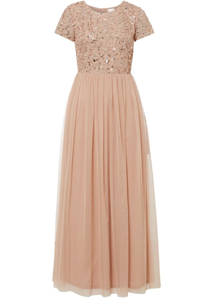 Платье макси с аппликацией из пайеток Bodyflirt, розовый
Платье макси с аппликацией из пайеток Bodyflirt, розовый