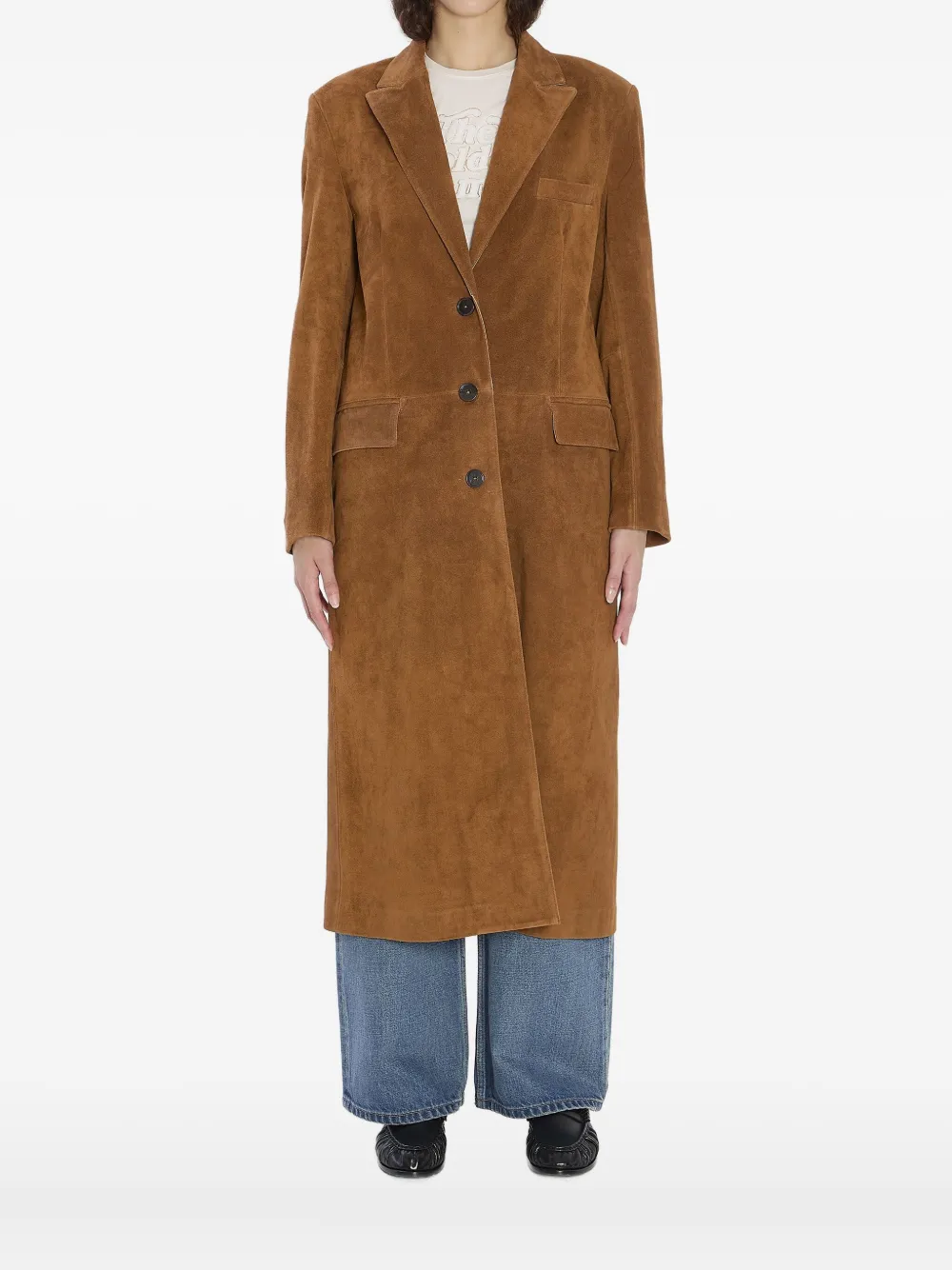 Замшевое пальто Arma, коричневый
Замшевое пальто Arma, коричневый