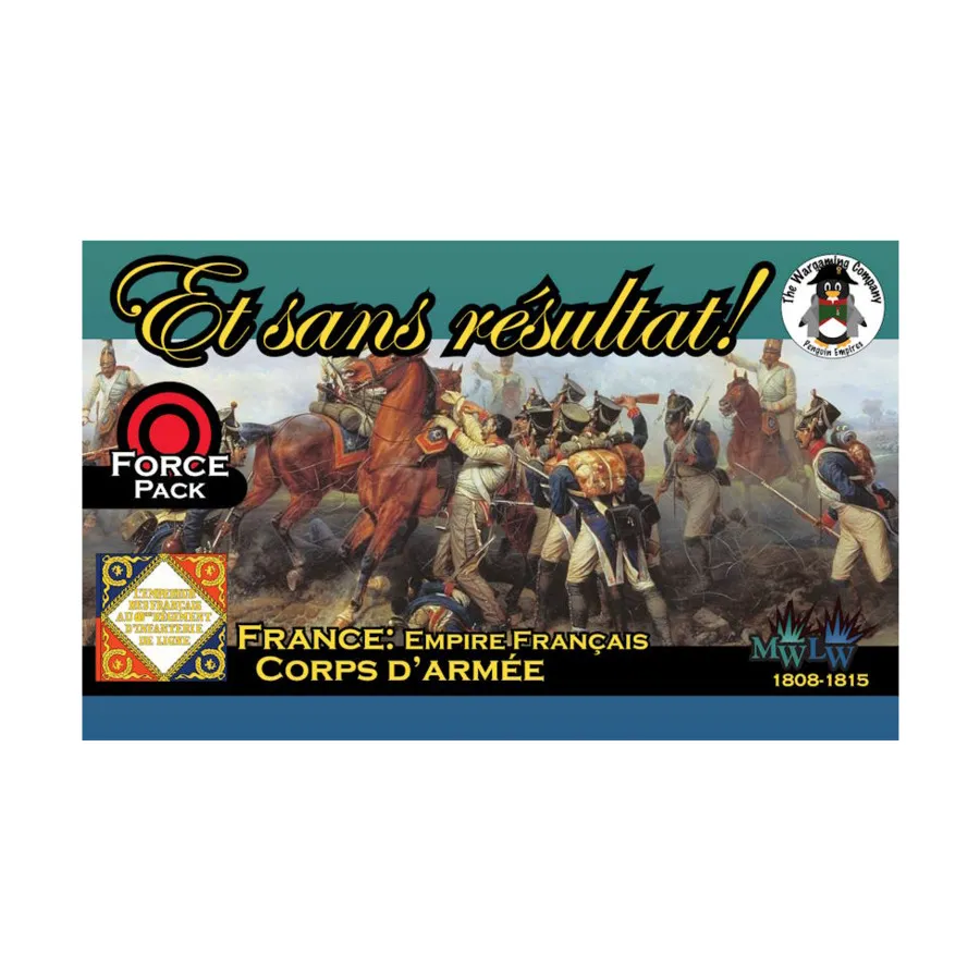 Набор французских сил середины войны - Армейский корпус, ESR Napoleonics Miniatures - France (10mm)
Набор французских сил середины войны - Армейский корпус, ESR Napoleonics Miniatures - France (10mm)