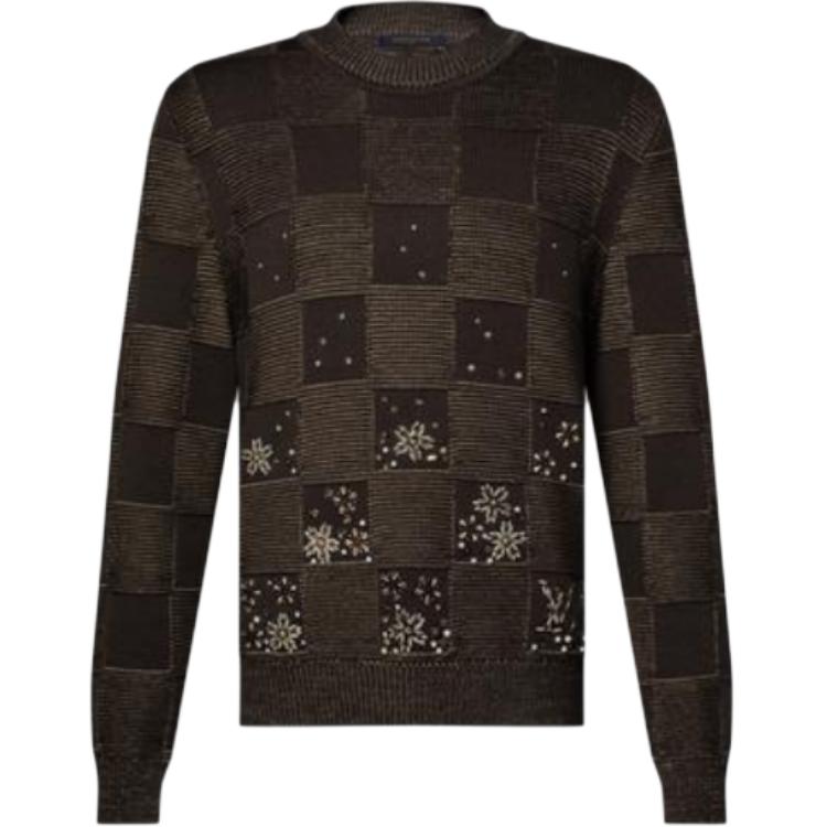 Lv Damier Embroidered длинный рукав Crewneck LOUIS VUITTON, коричневый
Lv Damier Embroidered длинный рукав Crewneck LOUIS VUITTON, коричневый