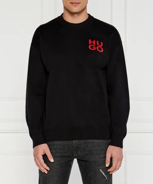 Свитер Сан-Кассиано Regular fit Hugo, черный
Свитер Сан-Кассиано Regular fit Hugo, черный