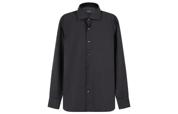 Рубашка Zegna из поплина Zzegna, черный
Рубашка Zegna из поплина Zzegna, черный