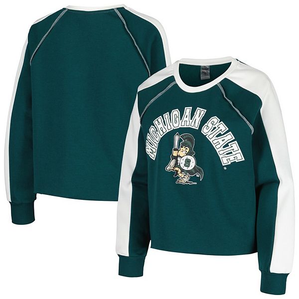 Женский зеленый свитшот Michigan State Spartans Blindside Raglan Gameday Couture
Женский зеленый свитшот Michigan State Spartans Blindside Raglan Gameday Couture