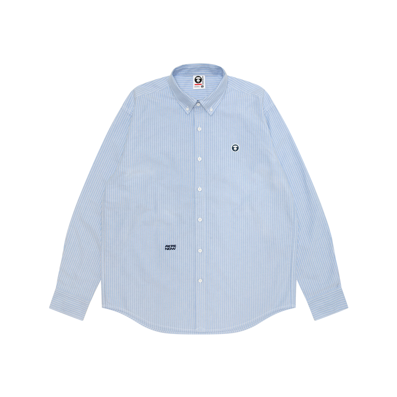 Рубашка A Bathing APE с вышитой полоской Aape, синий
Рубашка A Bathing APE с вышитой полоской Aape, синий