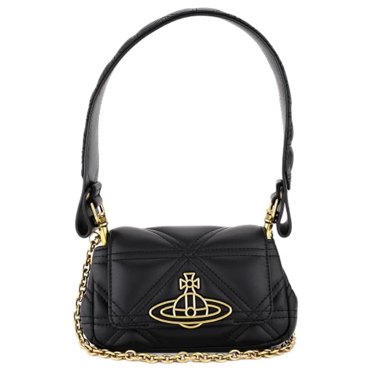 Vivienne Westwood Кожаная женская сумка через плечо черная
Vivienne Westwood Кожаная женская сумка через плечо черная