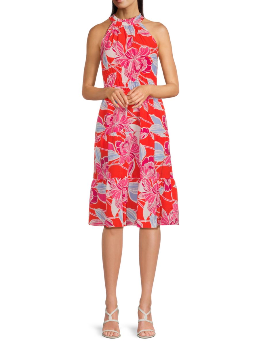 Многоярусное платье с принтом Eliza J, цвет Poppy
Многоярусное платье с принтом Eliza J, цвет Poppy