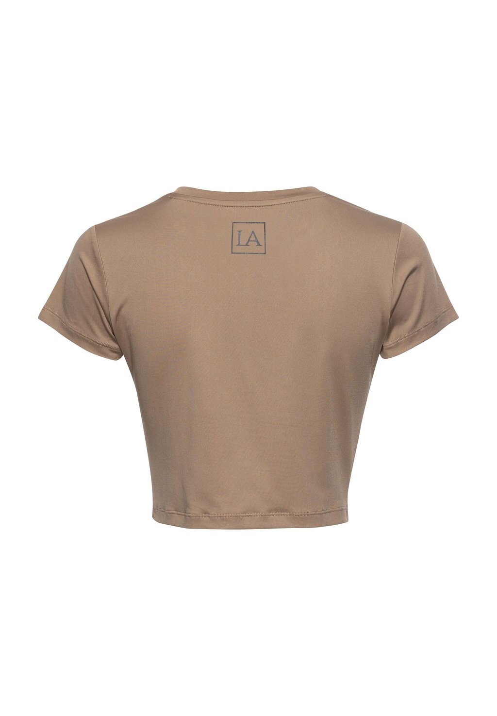 Базовая футболка LASCANA Active, коричневый
Базовая футболка LASCANA Active, коричневый