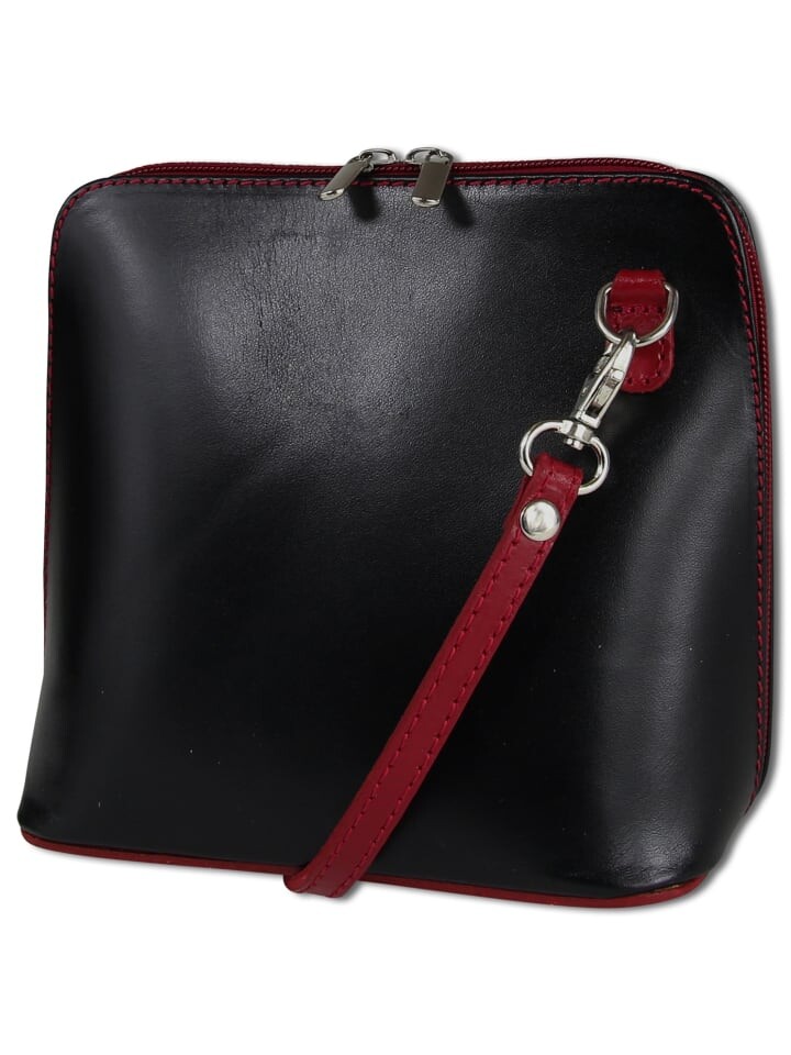 Наплечная сумка Toscanto Umhängetasche, Schultertasche Leder schwarz, rot ca. 17cm
Наплечная сумка Toscanto Umhängetasche, Schultertasche Leder schwarz, rot ca. 17cm