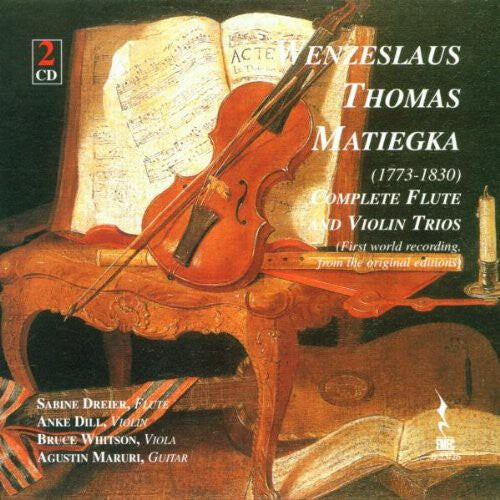 CD диск Matiegka: Complete Flute & Violin Trio
CD диск Matiegka: Complete Flute & Violin Trio