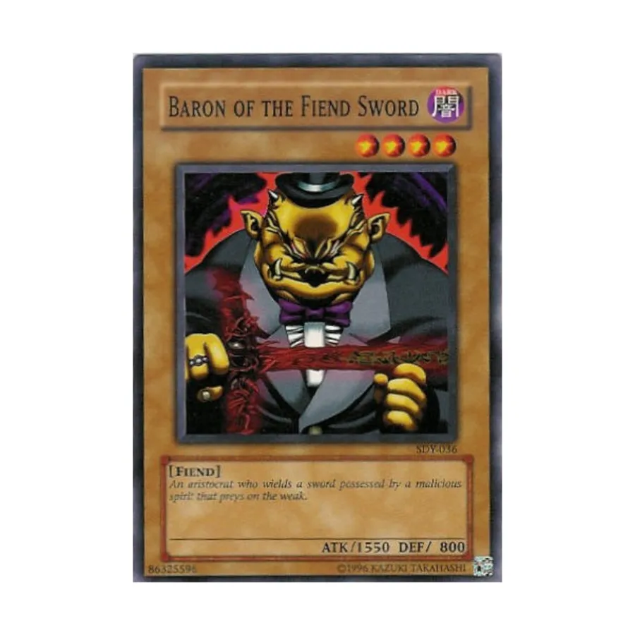 CCG Меч Барона Дьявола (Обычный), Yu-Gi-Oh - Structure Deck - Yugi - Singles
CCG Меч Барона Дьявола (Обычный), Yu-Gi-Oh - Structure Deck - Yugi - Singles