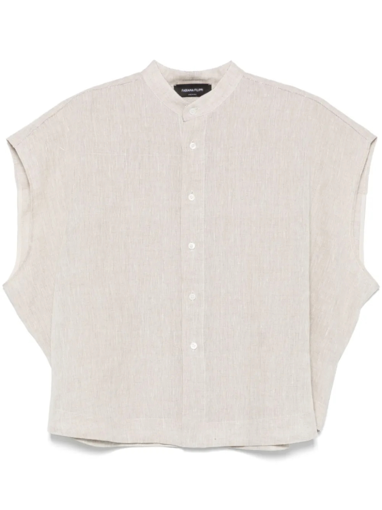 Льняная рубашка Fabiana Filippi, серый 
Льняная рубашка Fabiana Filippi, серый