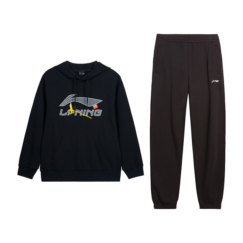 Li Ning Casual Sportswear Мужской комплект из 2 предметов Li-Ning, черный top+черный pants
Li Ning Casual Sportswear Мужской комплект из 2 предметов Li-Ning, черный top+черный pants